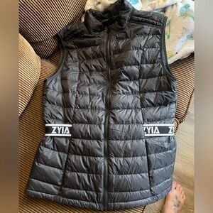 Zyia black alpine down vest XXXL